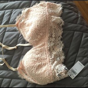 Aerie bralette new with tags small light pink